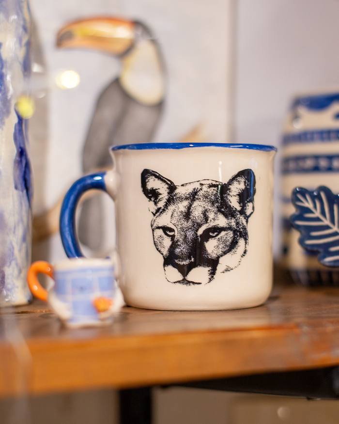 Taza Esmaltada Puma